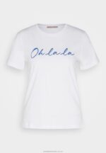 tryck t-shirt vit Anna Field 42BF6347 kvinnor - Bild 5