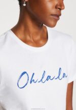 tryck t-shirt vit Anna Field 42BF6347 kvinnor - Bild 6