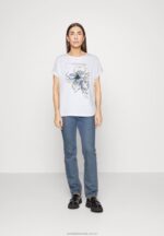 tryck t-shirt vit Anna Field 42BF6367 kvinnor - Bild 2