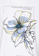 tryck t-shirt vit Anna Field 42BF6367 kvinnor - Bild 5