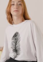 tryck t-shirt vit Anna Field 42BF6371 kvinnor - Bild 2