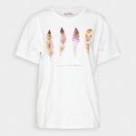 tryck t-shirt vit Anna Field 42BF6372 kvinnor