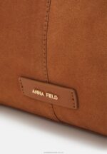 tygväska i läder konjak Anna Field 42BF62464 kvinnor - Bild 4