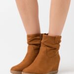 vinterboot wedge ankelboots cognac Anna Field 42BF62064 kvinnor