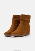 vinterboot wedge ankelboots cognac Anna Field 42BF62064 kvinnor - Bild 3