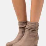 vinterboot wedge ankelboots taupe Anna Field 42BF62063 kvinnor