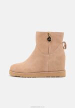 vinterkängor i läder beige Anna Field 42BF61932 kvinnor - Bild 2