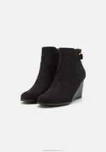 wedge ankelboots svarta Anna Field 42BF61897 kvinnor - Bild 3