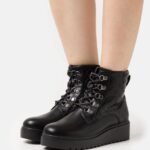 wedge ankelboots svarta Anna Field 42BF62035 kvinnor