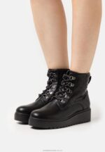 wedge ankelboots svarta Anna Field 42BF62035 kvinnor