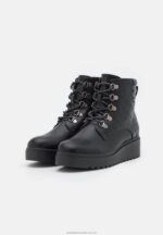 wedge ankelboots svarta Anna Field 42BF62035 kvinnor - Bild 3