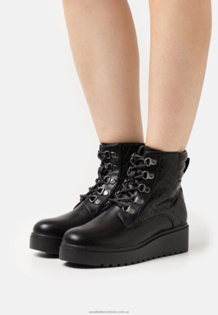 wedge ankelboots svarta Anna Field 42BF62035 kvinnor