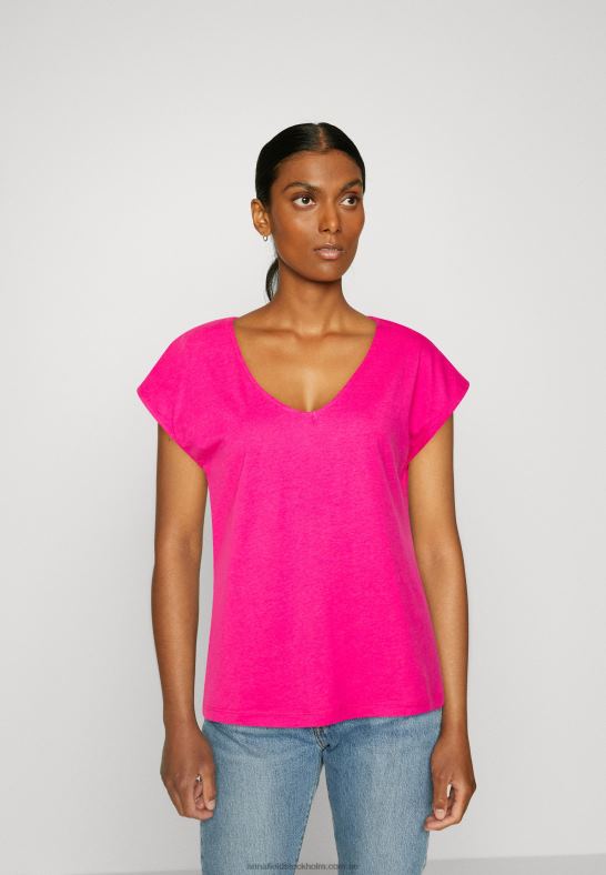 basic t-shirt rosa Anna Field 42BF6378 kvinnor