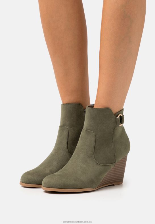 wedge ankelboots khaki Anna Field 42BF61913 kvinnor