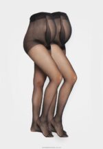 20 dens gravidstrumpbyxor 2 pack strumpbyxor svarta Anna Field 42BF61114 kvinnor - Bild 2