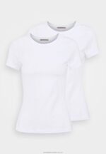 2-pack basic t-shirt vit Anna Field 42BF6252 kvinnor - Bild 6