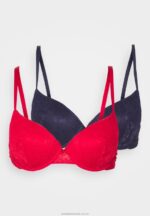 2-pack bygel-bh blå/röd Anna Field 42BF6927 kvinnor - Bild 5