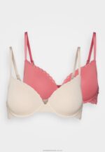 2-pack bygelbh rosa/beige Anna Field 42BF6923 kvinnor - Bild 5