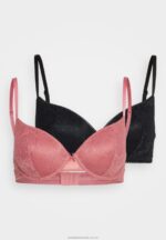 2-pack bygelbh svart/rosa Anna Field 42BF6941 kvinnor - Bild 6