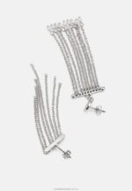 2-pack örhängen silverfärgade Anna Field 42BF62663 kvinnor - Bild 2