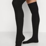 2-pack over-the-knee strumpor svarta Anna Field 42BF61159 kvinnor