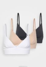 3-pack bustier grå/vit/naken Anna Field 42BF6938 kvinnor - Bild 6