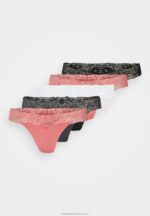 5-pack stringtrosa rosa/svart Anna Field 42BF6980 kvinnor - Bild 6