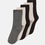 5-pack strumpor beige/svart/grå Anna Field 42BF61120 kvinnor