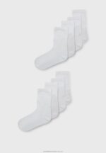 8-pack strumpor vita Anna Field 42BF61116 kvinnor
