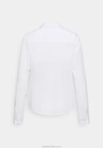 basblus med ficka button-down blus off-white Anna Field 42BF6668 kvinnor - Bild 2