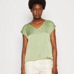 basic t-shirt oliv Anna Field 42BF6315 kvinnor