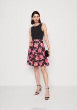 dagsklänning svart/röd/lila Anna Field 42BF611 kvinnor - Bild 2