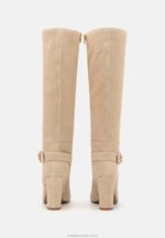 läder högklackade stövlar beige Anna Field 42BF62258 kvinnor - Bild 4