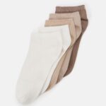 mjuka ribbade sneakerstrumpor 5pack strumpor beige Anna Field 42BF61118 kvinnor