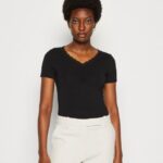 tryck t-shirt svart Anna Field 42BF6353 kvinnor